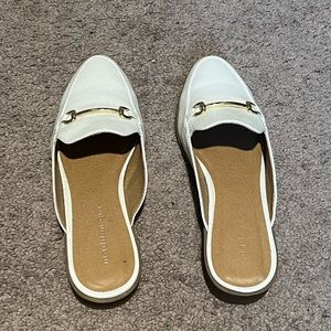 White loafers/flats